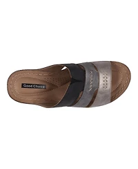Gc Shoes Women's Delores Triple Band Wedge Sandals