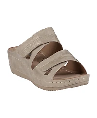 Gc Shoes Women's Havana Double Band Wedge Sandals