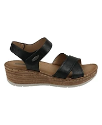 Gc Shoes Women's Vienna Crisscross Wedge Sandals