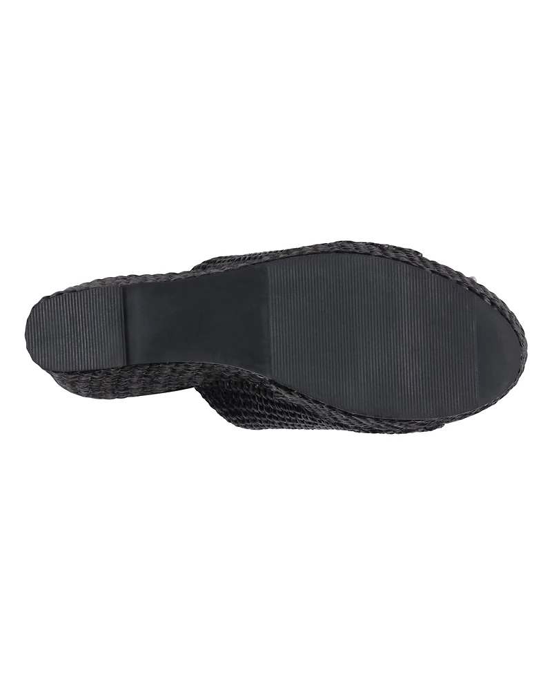 Gc Shoes Women's Vivica Espadrille Slide Wedge Sandals