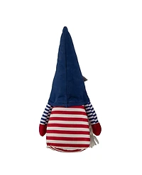 Northlight 10.5" Striped Americana Gnome Girl Patriotic Figure