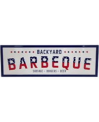 Northlight Backyard Barbeque Americana Metal Wall Sign, 23"