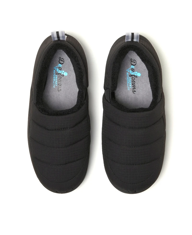 Dearfoams Men's Cullen Ripstop Closed Back House Slipper