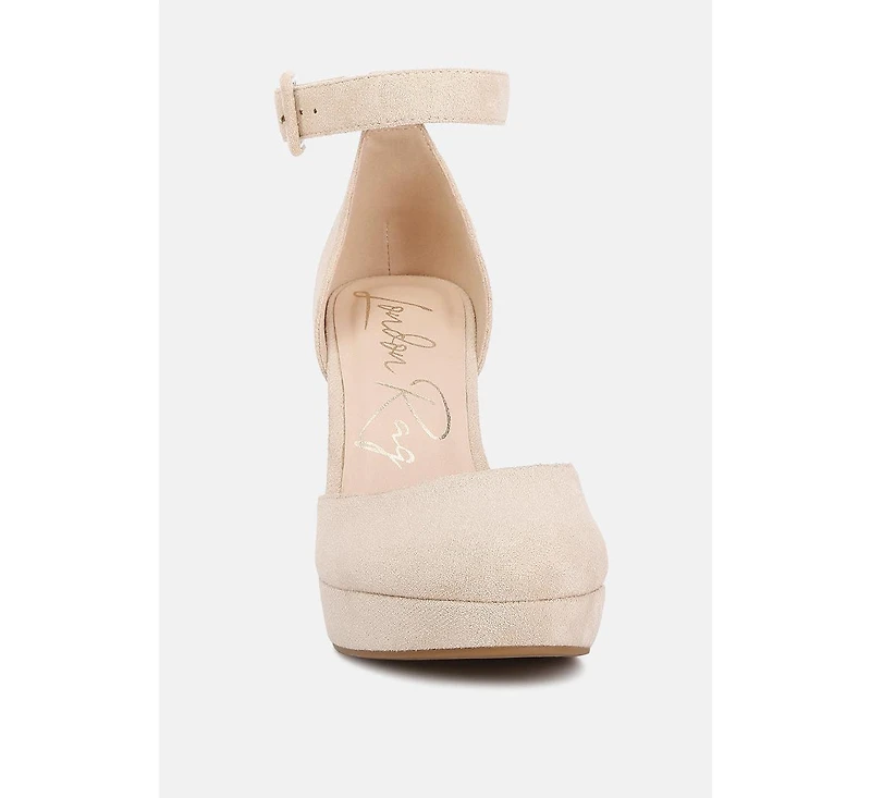 Inigo Interchangeable Ankle Strap Platform Sandals