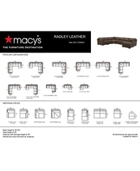 Radley Leather Sectional Collection Created For Macys