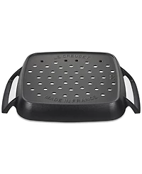 Le Creuset Alpine Outdoor Collection Enameled Cast Iron Square Grill Basket