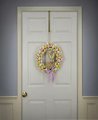 National Tree Company 16" Egg Wreath with Bunny Center