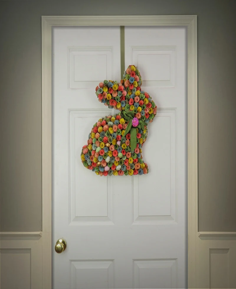 National Tree Company 18" Floral Bunny Decoration