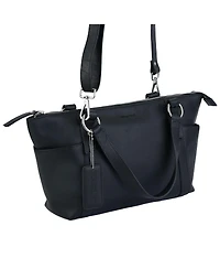 Mancini Pebble Amelia Leather Crossbody Handbag
