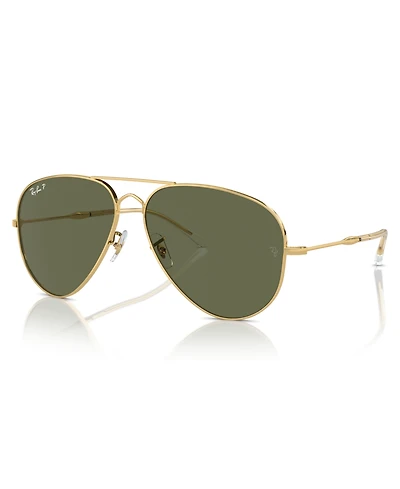 Ray-Ban Unisex Polarized Sunglasses, Old Aviator Rb3825