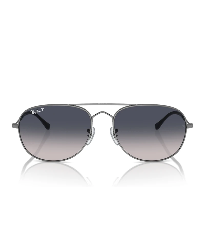 Ray-Ban Unisex Polarized Sunglasses, Bain Bridge Rb3735