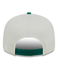 Men's New Era Cream, Kelly Green Philadelphia Eagles City Originals 9FIFTY Snapback Hat