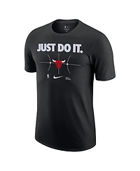 Men's Nike Black Chicago Bulls Just Do It T-shirt