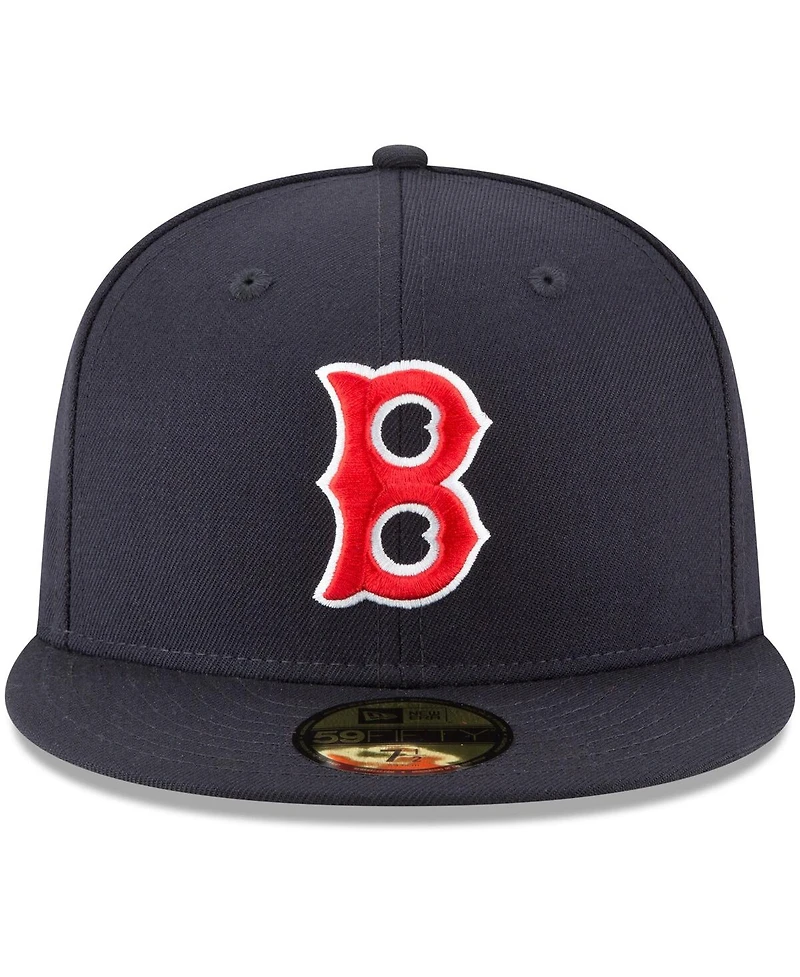 Men's New Era Navy Boston Red Sox Cooperstown Collection Wool 59FIFTY Fitted Hat
