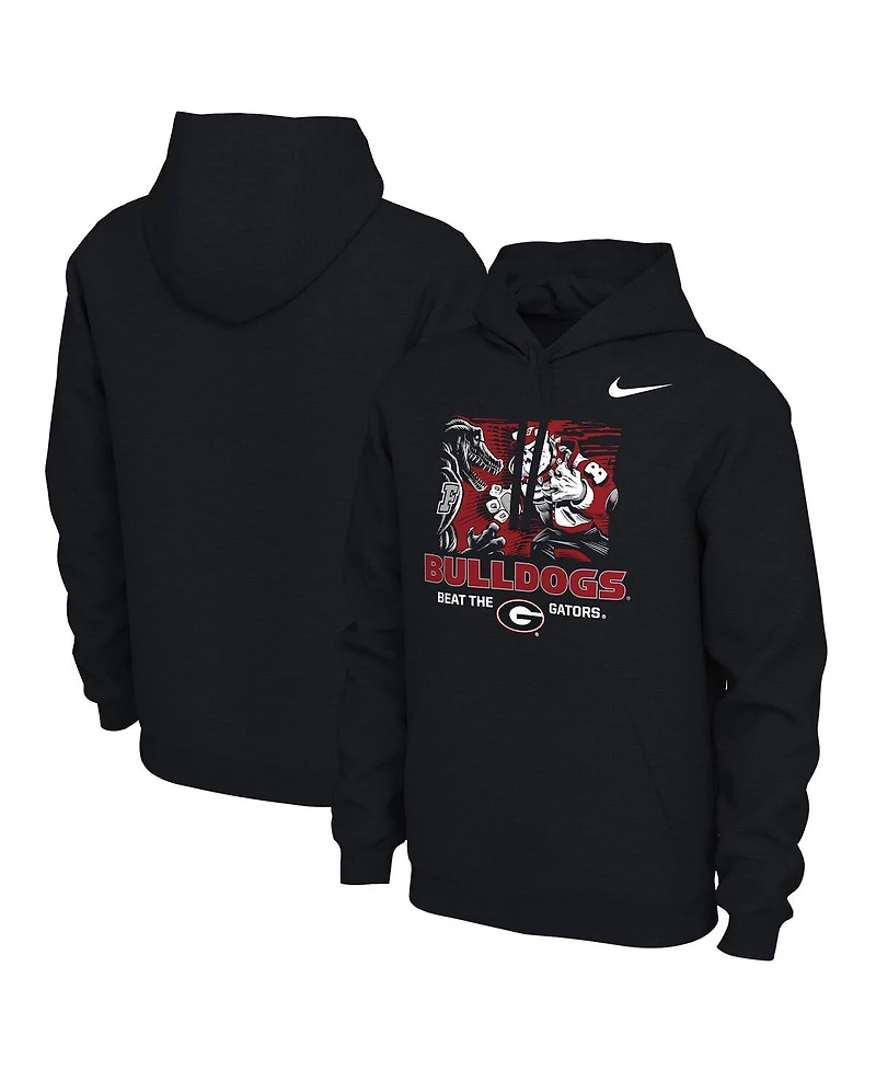 Men's Nike Black Georgia Bulldogs Fl, Ga Rivalry Pullover Hoodie