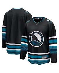 Men's Fanatics Black San Jose Sharks Alternate Premier Breakaway Jersey