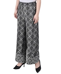Ny Collection Women's Wide Leg Pull On Pants