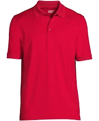 Lands' End Men's Short Sleeve Rapid Dry Active Polo Shirt