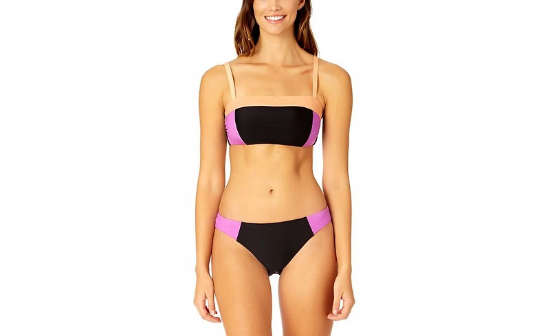 Women's Colorblock Bandeau Bra Swim Top