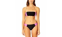 Women's Colorblock Bandeau Bra Swim Top