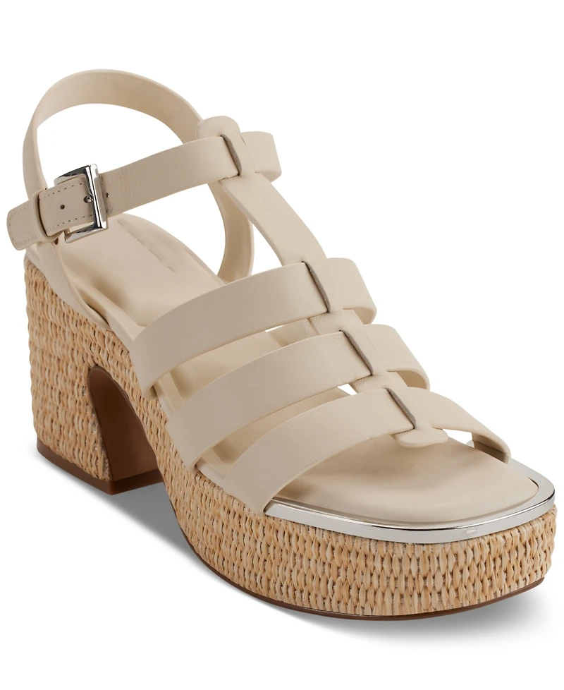 Dkny Women's Dasha Platform Fisherman Sandals