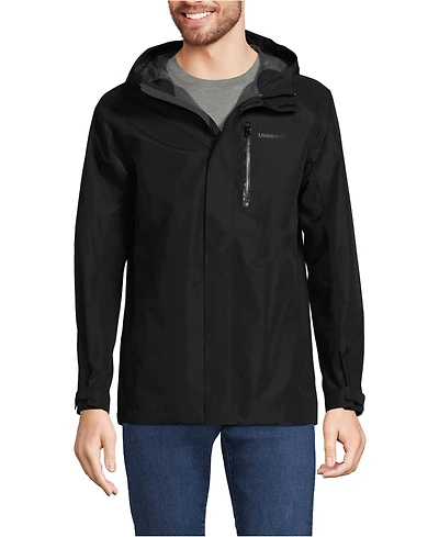Lands' End Men's Squall Waterproof Packable Rain Jacket