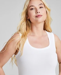 And Now This Women's Ribbed Seamless Square-Neck Tank Top, Created for Macy's