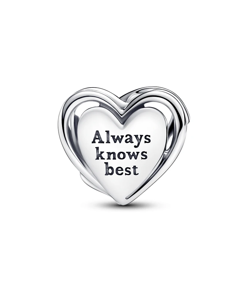 Pandora Openwork M0M Heart Charm