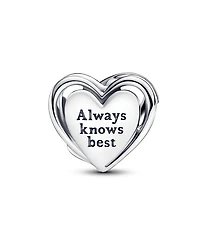 Pandora Openwork M0M Heart Charm