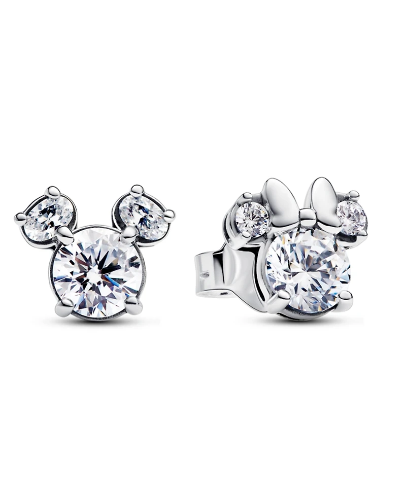 Pandora Mickey Mouse Minnie Mouse Sparkling Stud Earrings