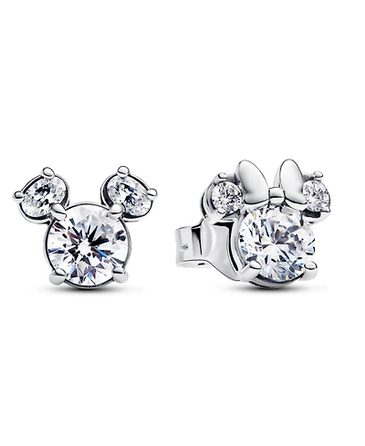 Pandora Mickey Mouse Minnie Mouse Sparkling Stud Earrings