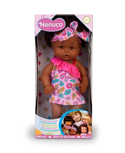 Nenucos of the World African Baby Doll, Ages 3 Plus for Pretend Play