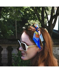Jessie Zhao New York Silk Twilly of Ocean Imagination