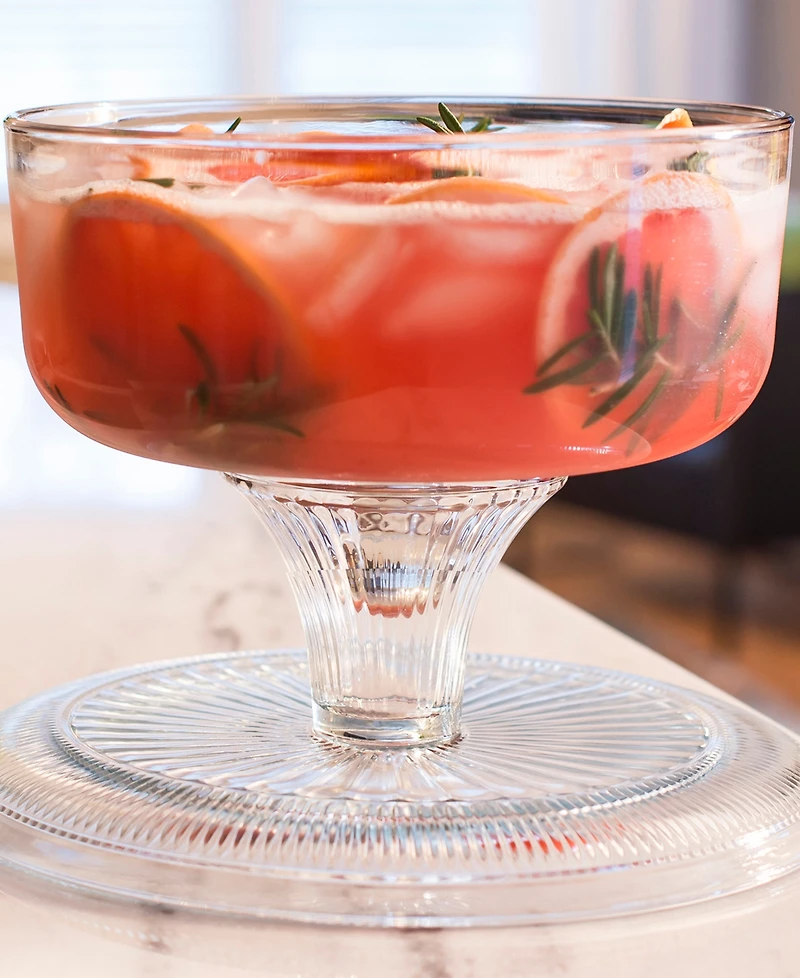 Anchor Hocking 2 Pc Canton Cake Set