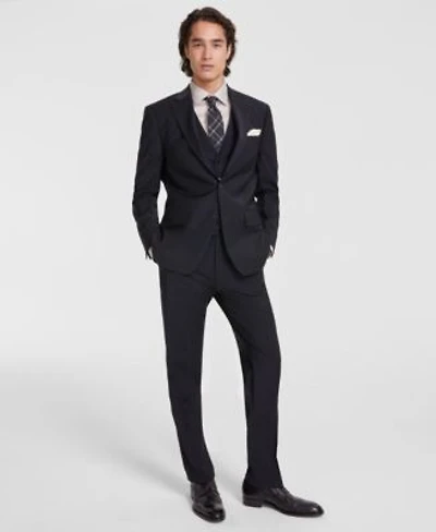 Calvin Klein Mens Slim Fit Wool Blend Stretch Suit Separates