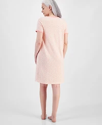 Charter Club Women's Short-Sleeve Sleep Shirt, Created for Macy's