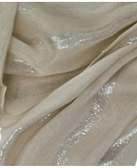Cole Haan Metallic Stripe Oblong Scarf