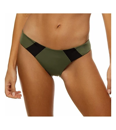 Guria Beachwear Women's Color Block Reversible Classic Bikini Bottom