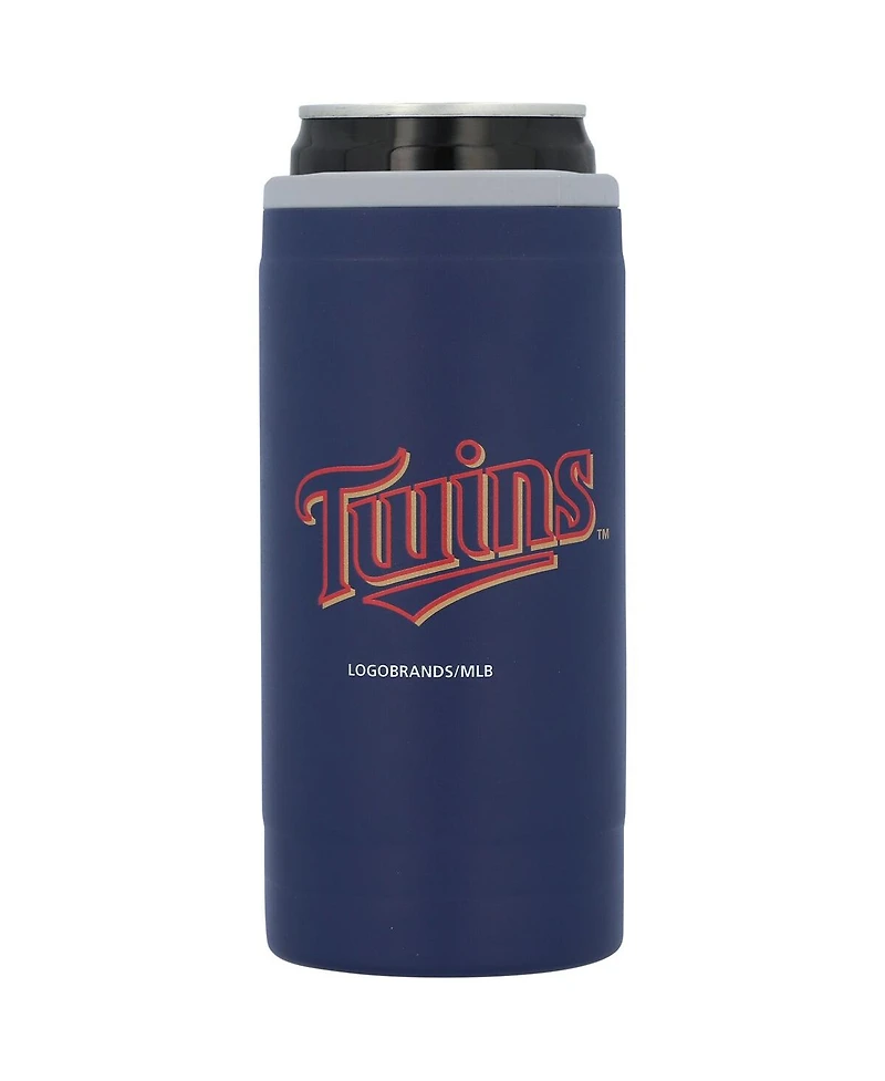 Minnesota Twins 12 Oz Flipside Powdercoat Slim Can Cooler