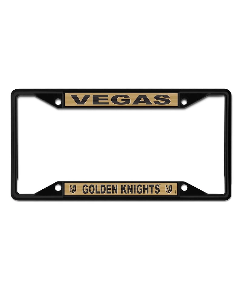 Wincraft Vegas Golden Knights Chrome Colored License Plate Frame