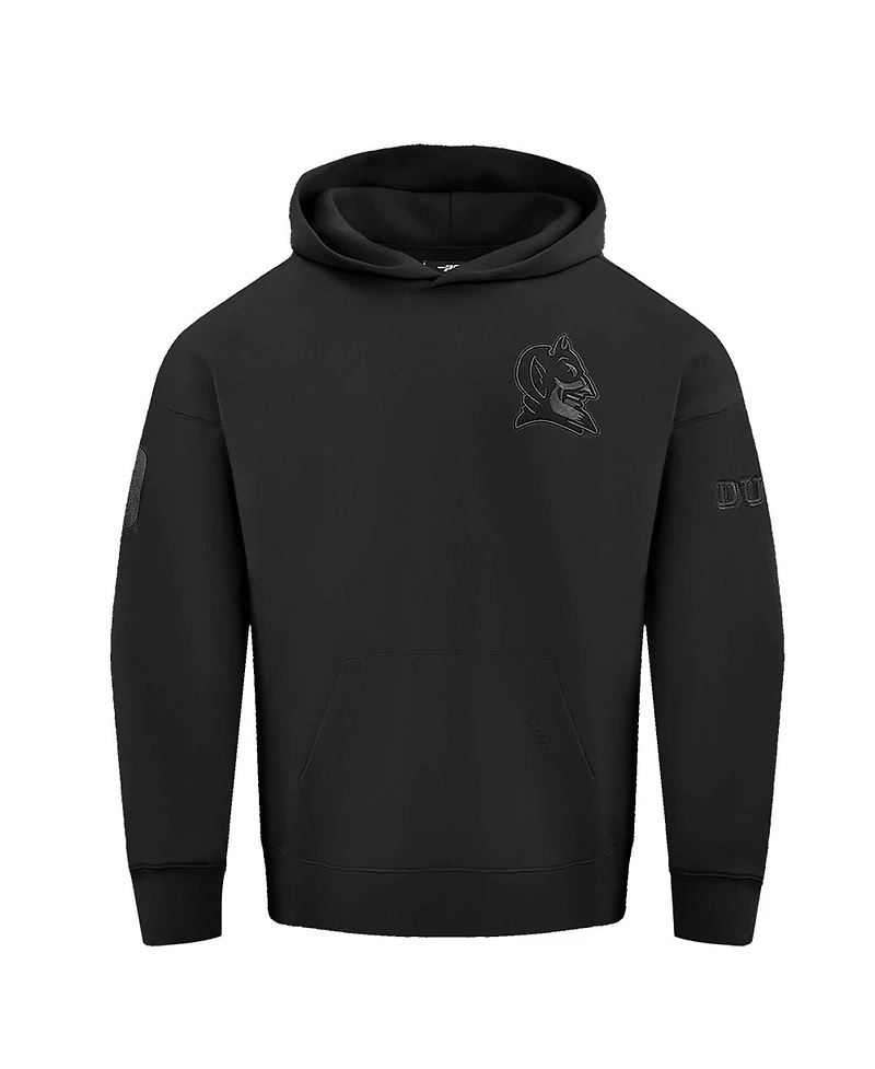 Men's Pro Standard Black Duke Blue Devils Neutral Pullover Hoodie