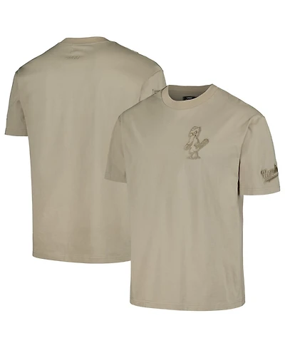 Men's Pro Standard Tan St. Louis Cardinals Neutral Drop Shoulder T-shirt