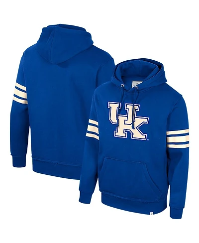 Men's Colosseum Royal Kentucky Wildcats Saluting Pullover Hoodie