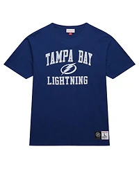 Men's Mitchell & Ness Blue Tampa Bay Lightning Legendary Slub T-shirt