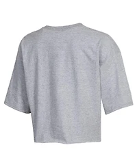 Women's Champion Gray Alabama Crimson Tide Boyfriend Cropped T-shirt