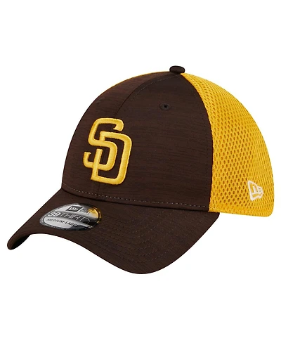 Men's New Era Brown San Diego Padres Neo 39THIRTY Flex Hat