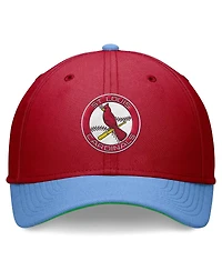 Men's Nike Red, Light Blue St. Louis Cardinals Cooperstown Collection Rewind Swooshflex Performance Hat