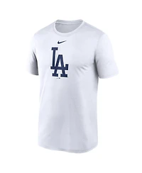 Men's Nike White Los Angeles Dodgers Legend Fuse Large Logo Performance T-shirt