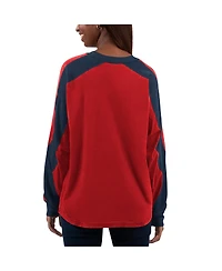 Women's G-iii 4Her by Carl Banks Red, Navy St. Louis Cardinals Smash Raglan Long Sleeve T-shirt