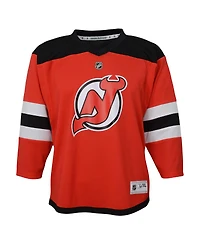 Little Boys and Girls Jack Hughes Red New Jersey Devils Home Replica Player Jersey